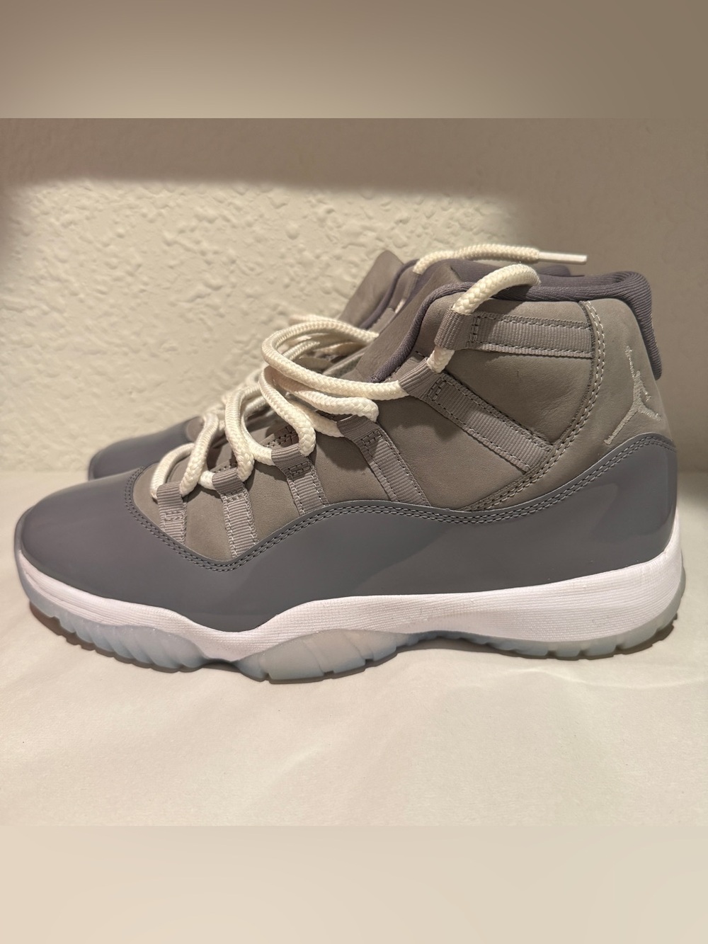 Jordan Men’s Sneakers in Gray and White
